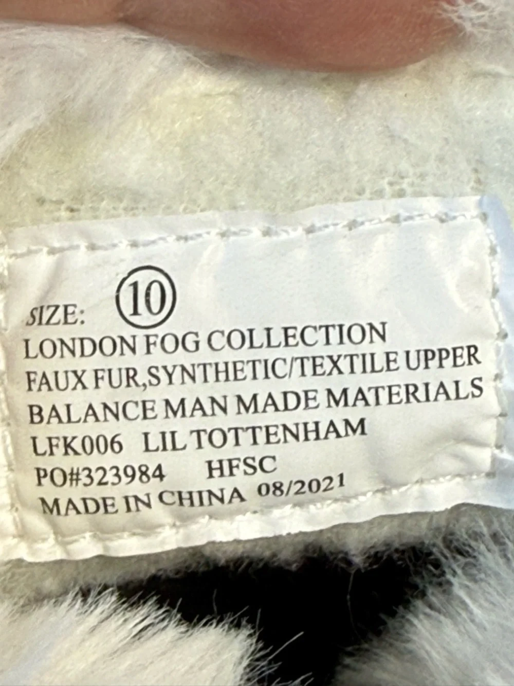 LONDON FOG Girls Tottenham Cold Weather Warm Lined Snow BootSz 10